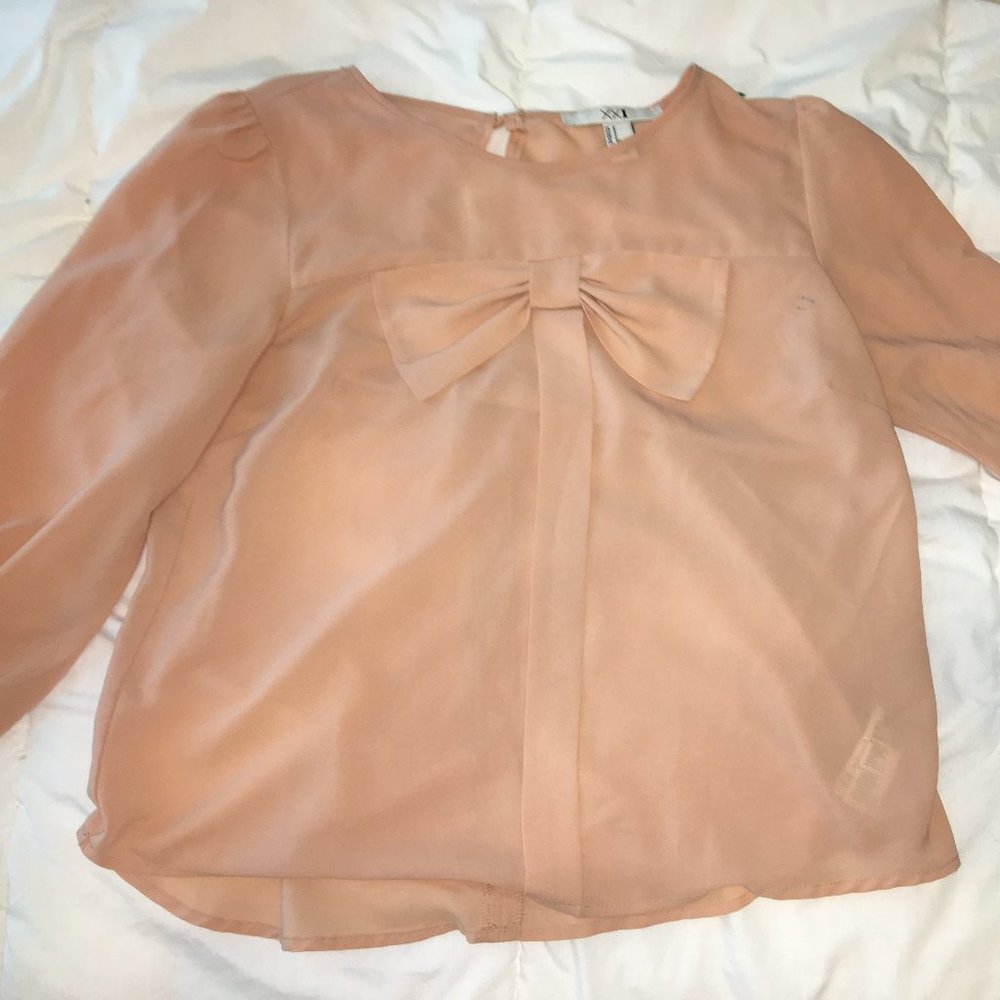 Business Casual Peach Top